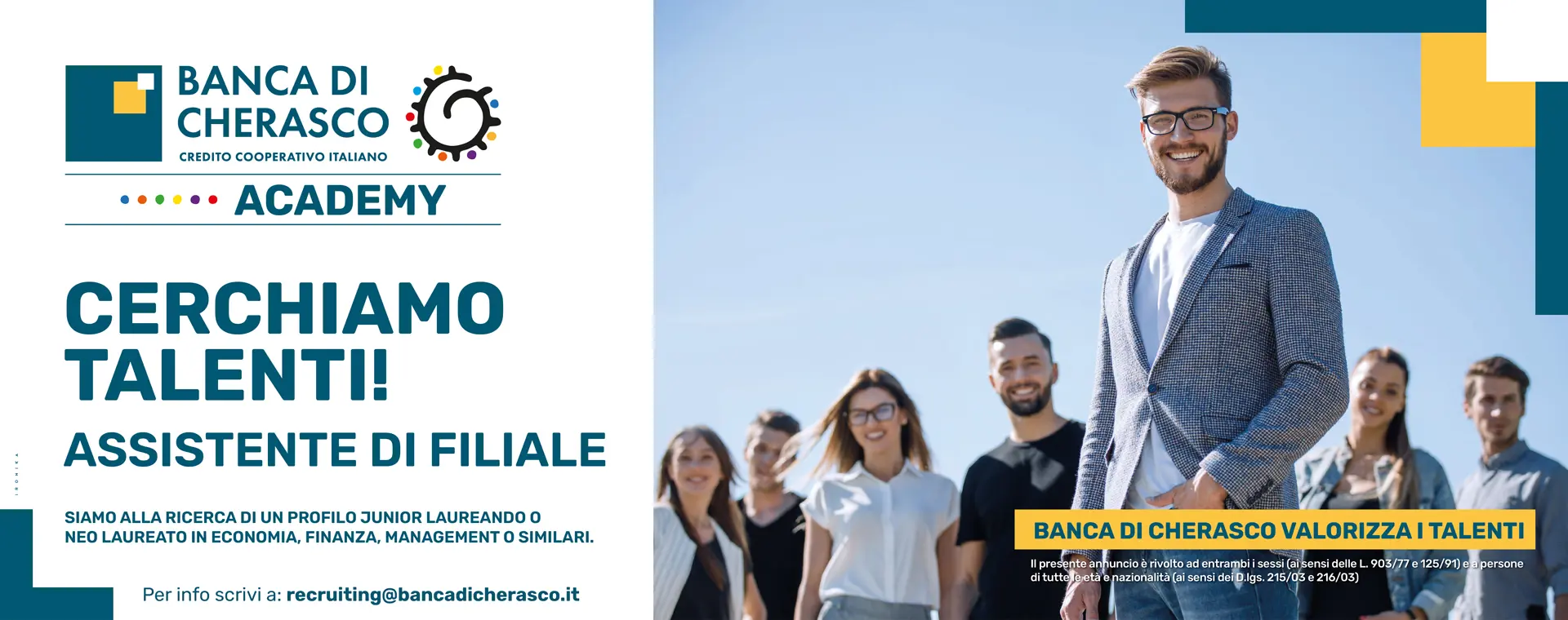 LAVORA CON BANCA DI CHERASCO